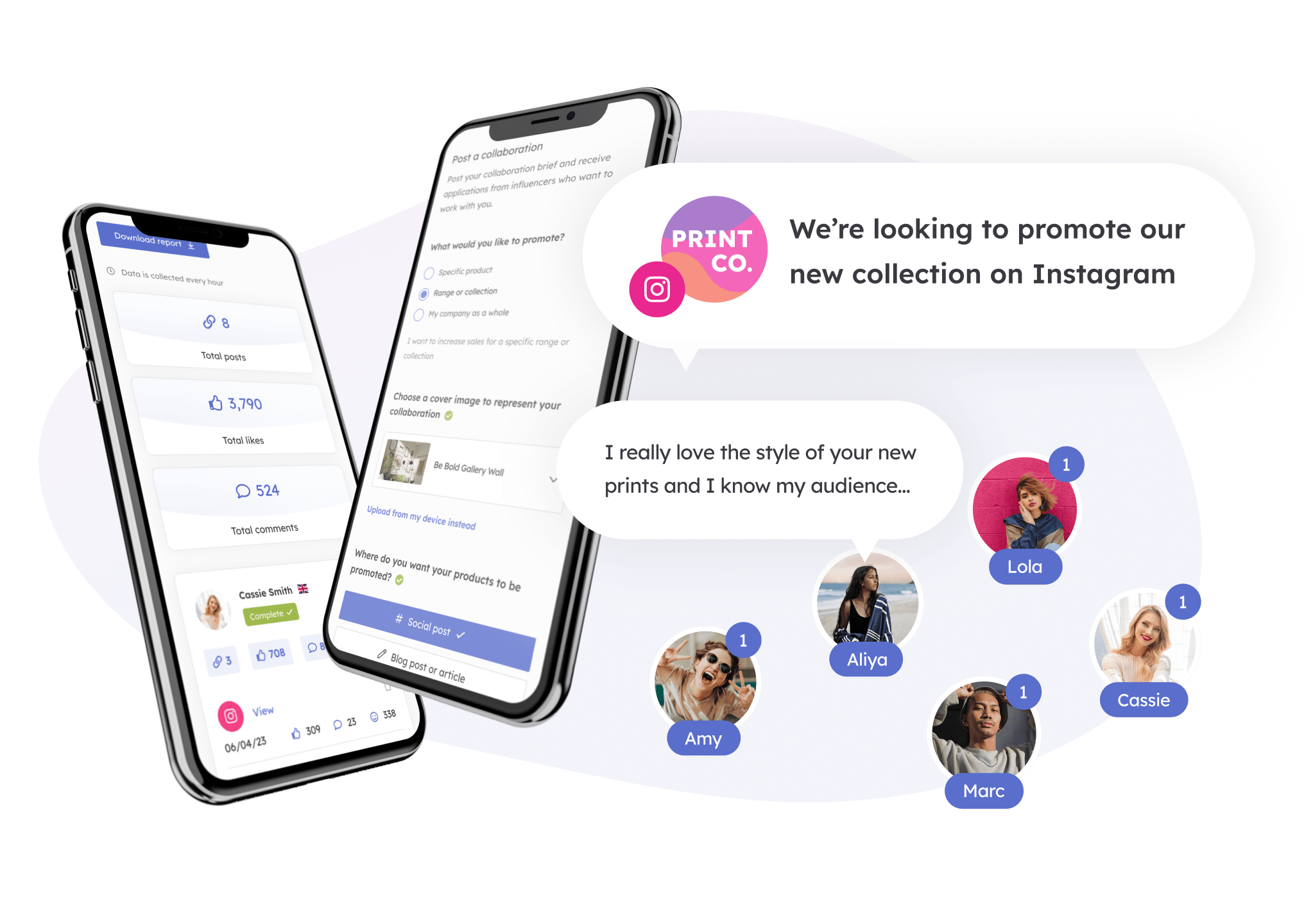 Collaborate with influencers in minutes